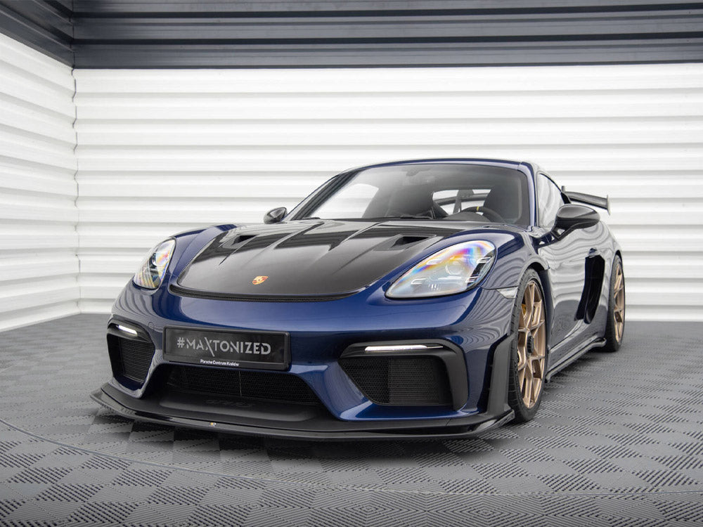 Maxton Design Front Splitter Porsche 718 Cayman GT4 RS 982c