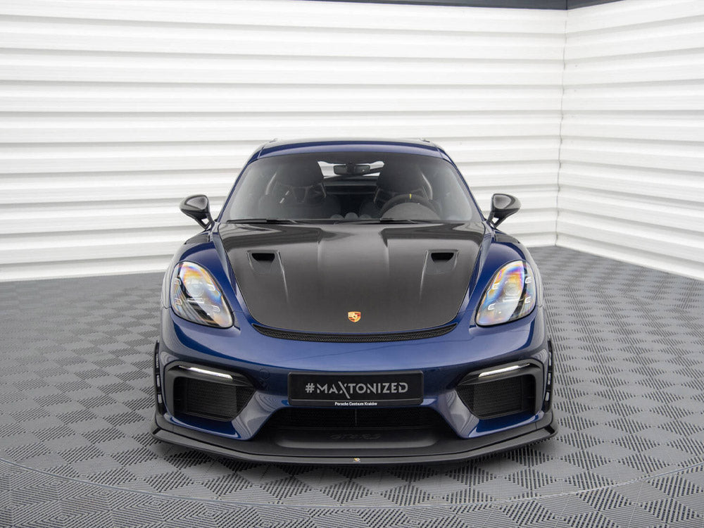 Maxton Design Front Splitter Porsche 718 Cayman GT4 RS 982c