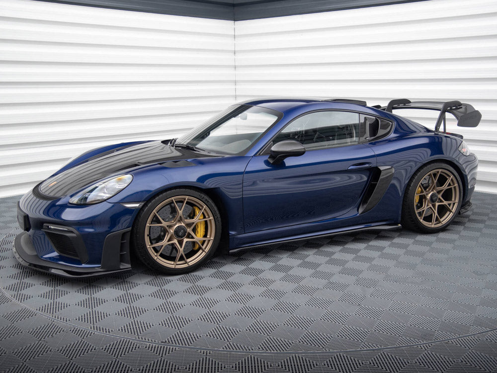 Maxton Design Side Skirts Diffusers Porsche 718 Cayman GT4 RS 982c