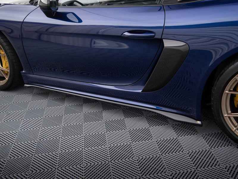 Maxton Design Side Skirts Diffusers Porsche 718 Cayman GT4 RS 982c