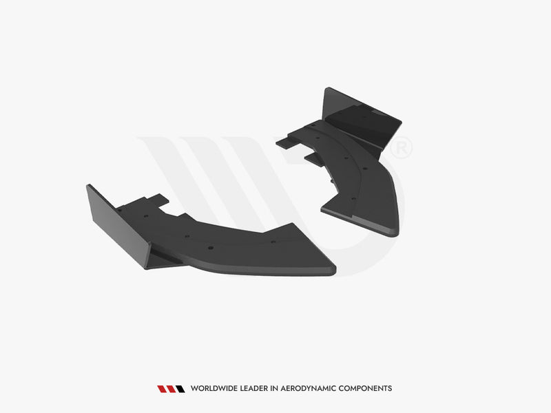 Maxton Design Street PRO Rear Side Splitters + Flaps Audi RS3 Sportback 8Y