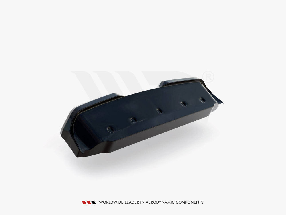 Maxton Design Central Rear Splitter (Vertical Bars) Nissan GTR R35 Facelift