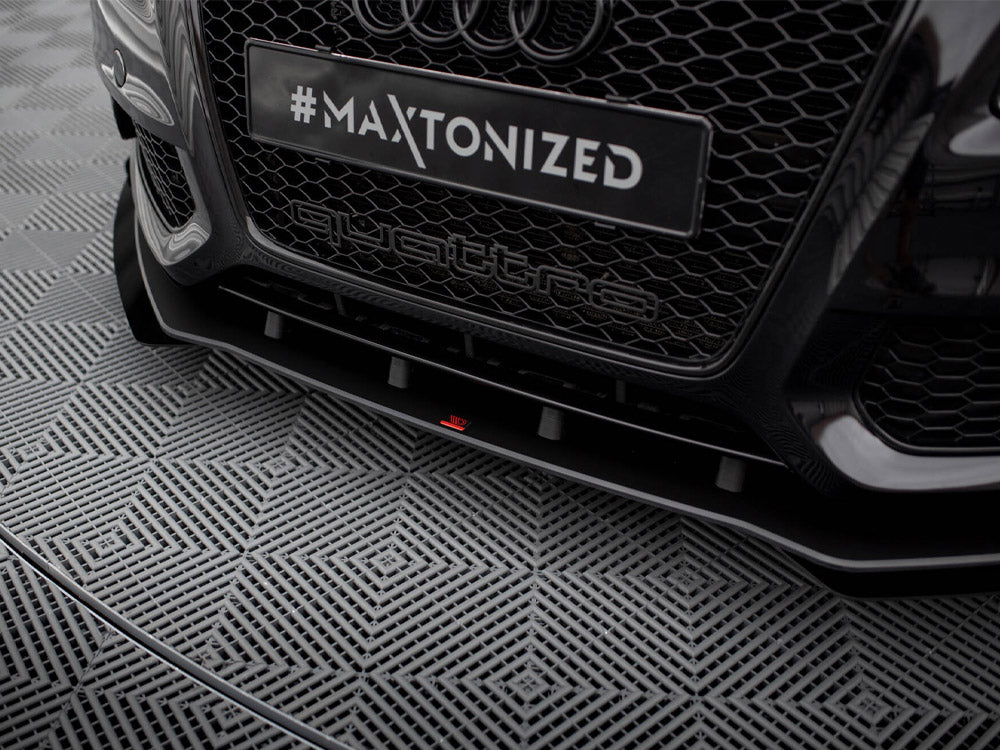 Maxton Design Street PRO Front Splitter + Flaps Audi S5 / A5 S-Line 8T