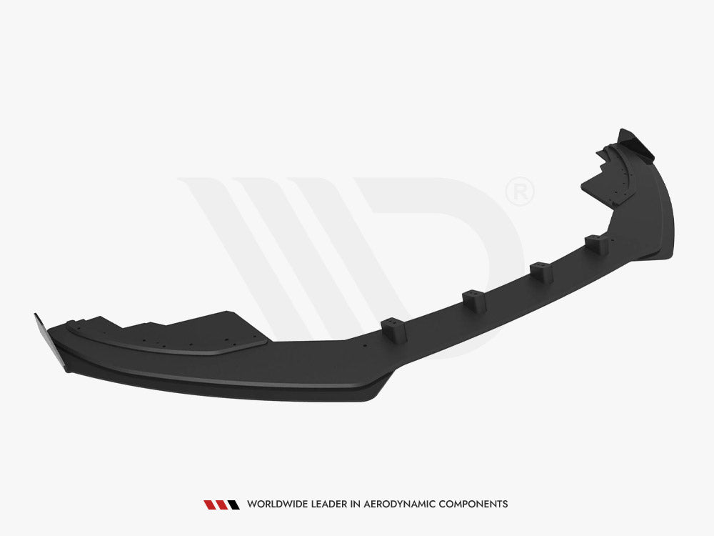 Maxton Design Street PRO Front Splitter + Flaps Audi S5 / A5 S-Line 8T