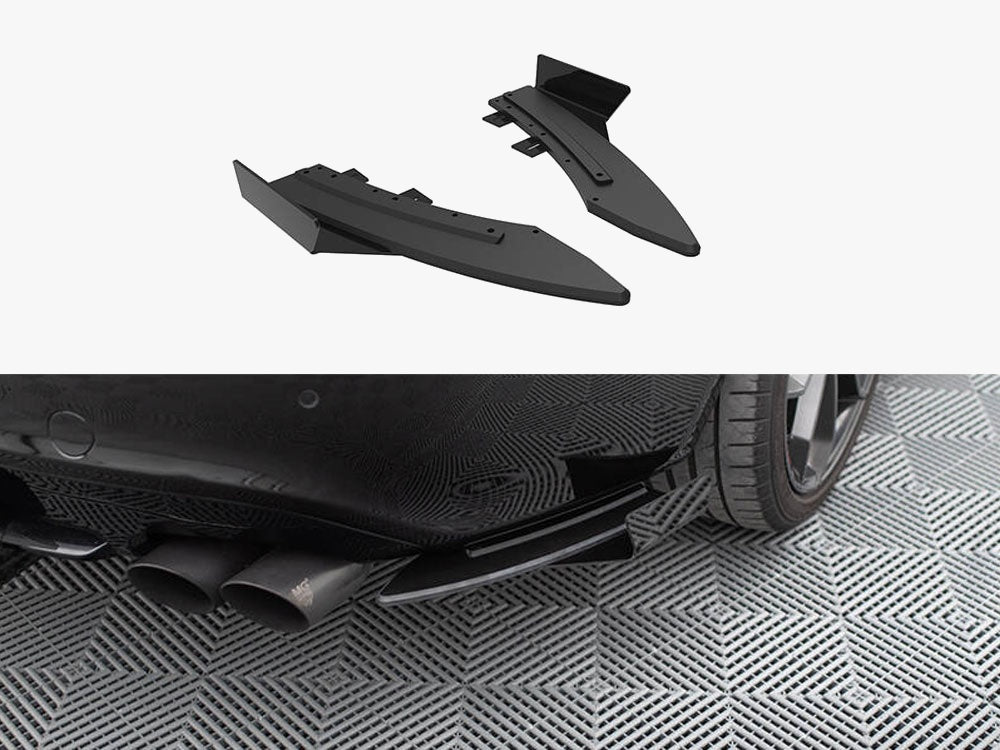 Maxton Design Street Pro Rear Side Splitters + Flaps Audi S5 / A5 S-Line Coupe / Cabrio 8T