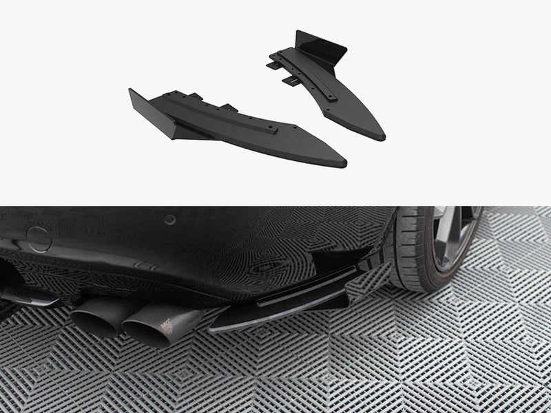 Maxton Design Street Pro Rear Side Splitters + Flaps Audi S5 / A5 S-Line Coupe / Cabrio 8T