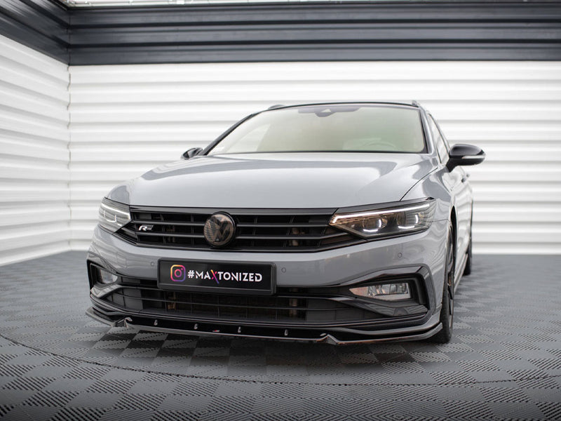 Maxton Design Front Splitter V.1 Volkswagen Passat R-Line B8 Facelift