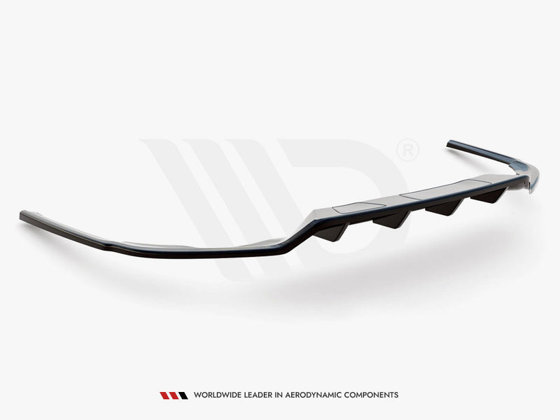 Maxton Design Rear Splitter (Vertical Bars) Volkswagen Passat R-Line B8 Facelift