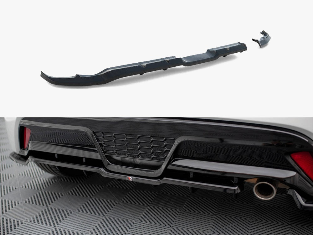 Maxton Design Rear Splitter (Vertical Bars) Toyota Yaris GR Sport Mk4