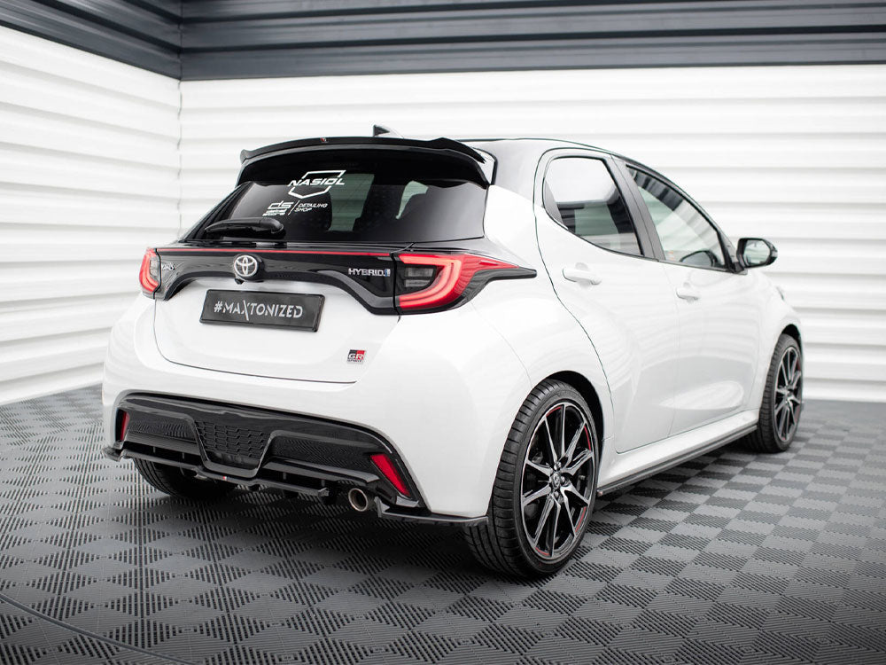Maxton Design Rear Splitter (Vertical Bars) Toyota Yaris GR Sport Mk4
