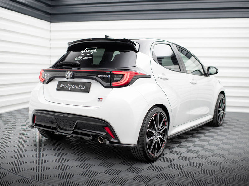 Maxton Design Rear Splitter (Vertical Bars) Toyota Yaris GR Sport Mk4