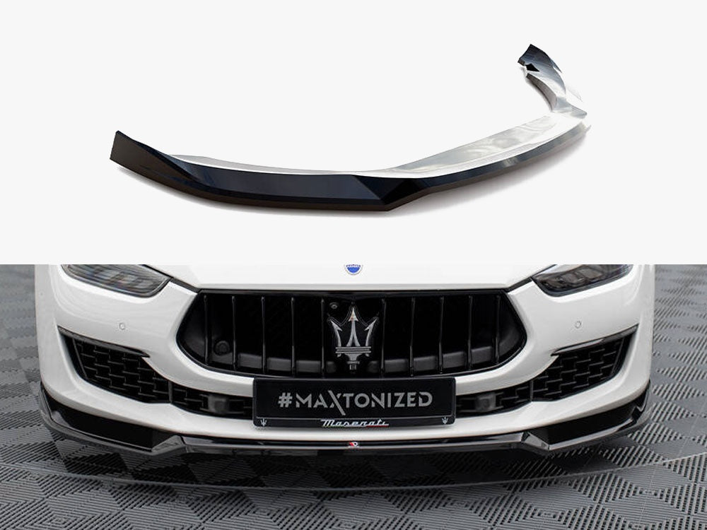 Maxton Design Front Splitter V.1 Maserati Ghibli Mk3 Facelift