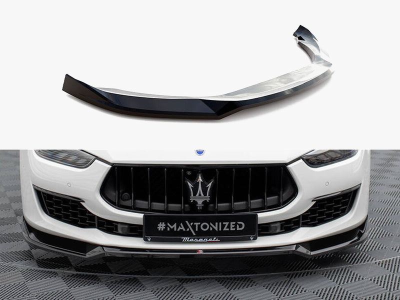 Maxton Design Front Splitter V.1 Maserati Ghibli Mk3 Facelift
