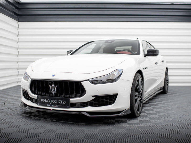 Maxton Design Front Splitter V.1 Maserati Ghibli Mk3 Facelift