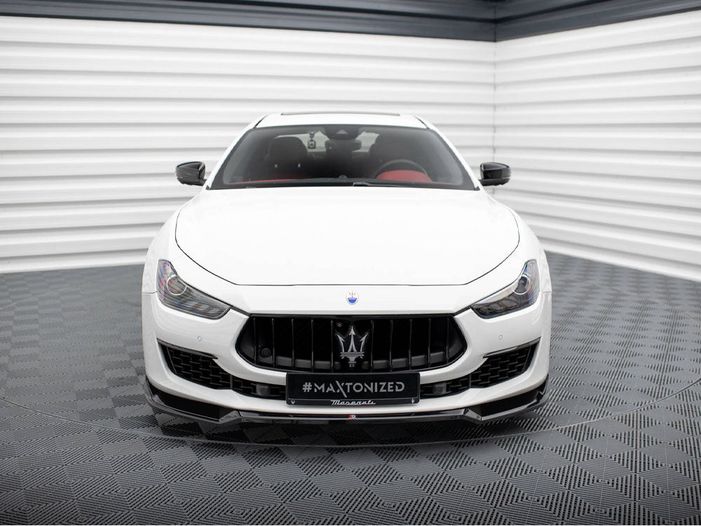 Maxton Design Front Splitter V.1 Maserati Ghibli Mk3 Facelift
