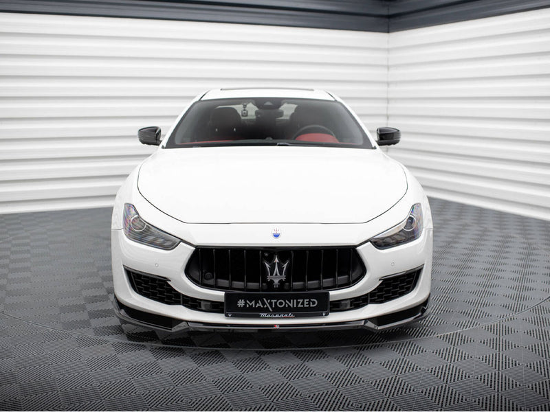 Maxton Design Front Splitter V.1 Maserati Ghibli Mk3 Facelift