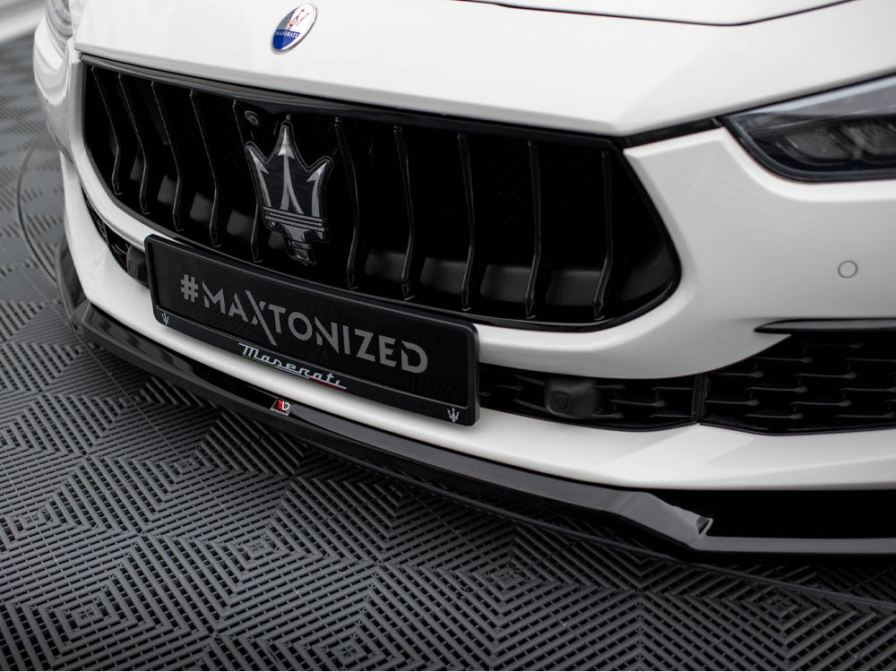 Maxton Design Front Splitter V.1 Maserati Ghibli Mk3 Facelift