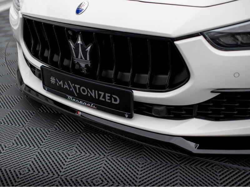Maxton Design Front Splitter V.1 Maserati Ghibli Mk3 Facelift