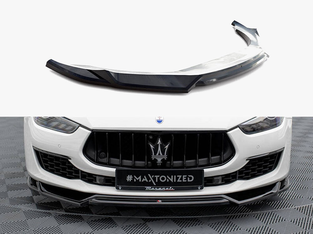 Maxton Design Front Splitter V.2 Maserati Ghibli Mk3 Facelift