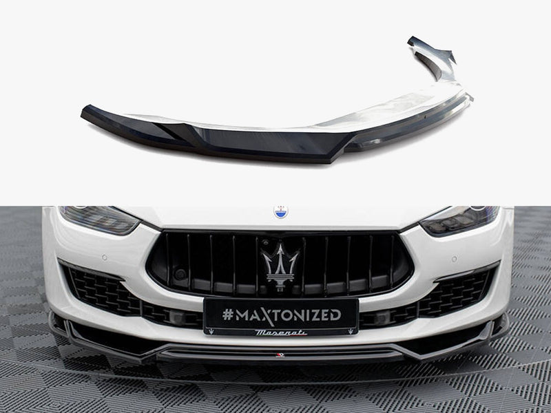 Maxton Design Front Splitter V.2 Maserati Ghibli Mk3 Facelift