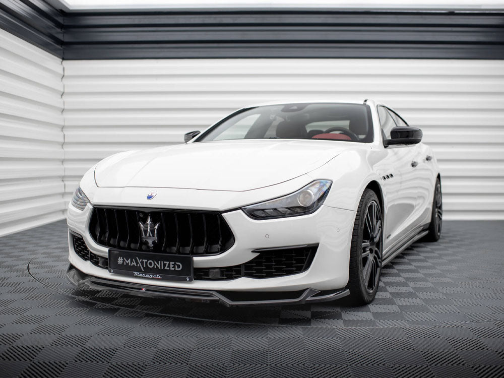 Maxton Design Front Splitter V.2 Maserati Ghibli Mk3 Facelift
