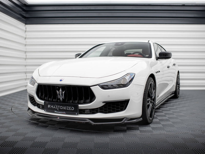 Maxton Design Front Splitter V.2 Maserati Ghibli Mk3 Facelift
