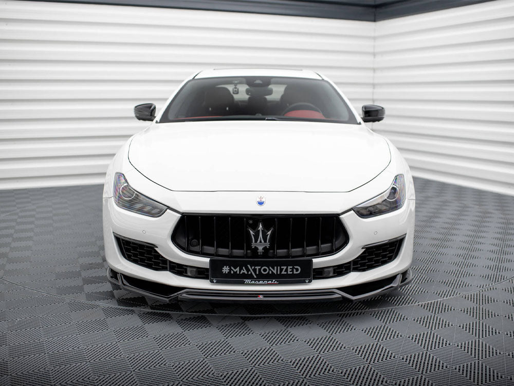 Maxton Design Front Splitter V.2 Maserati Ghibli Mk3 Facelift