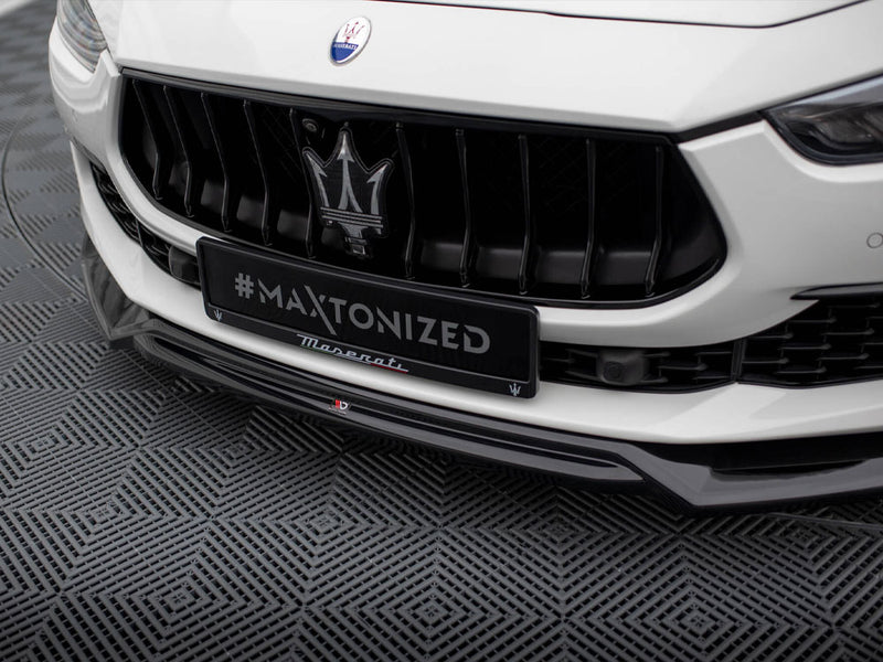 Maxton Design Front Splitter V.2 Maserati Ghibli Mk3 Facelift
