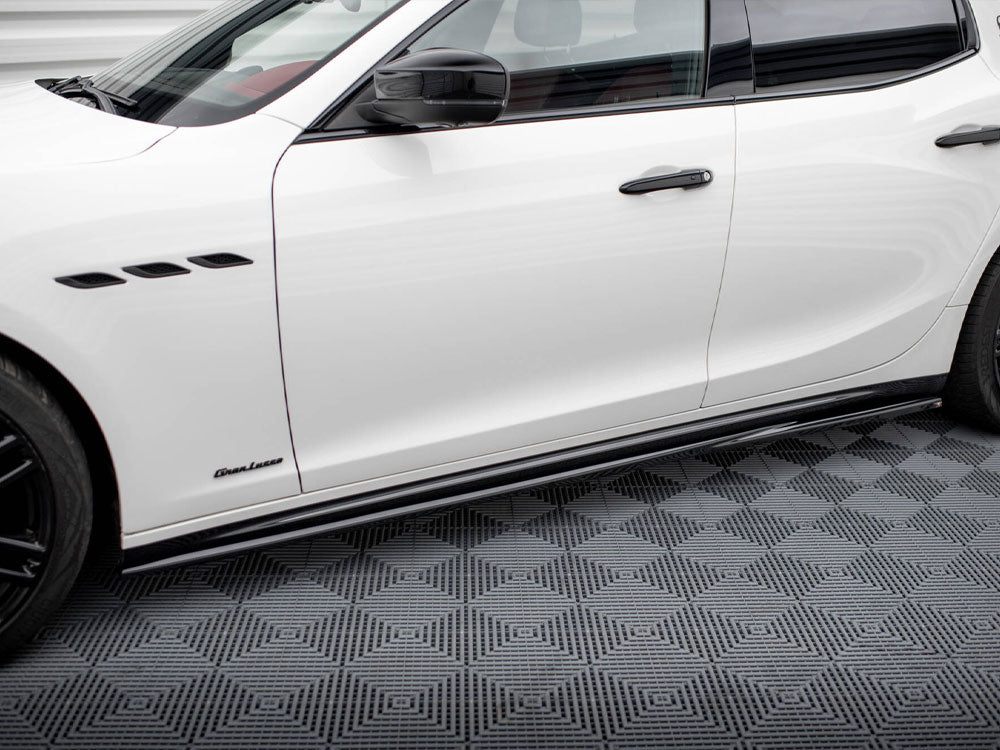 Maxton Design Side Skirts Diffusers Maserati Ghibli Mk3 Facelift