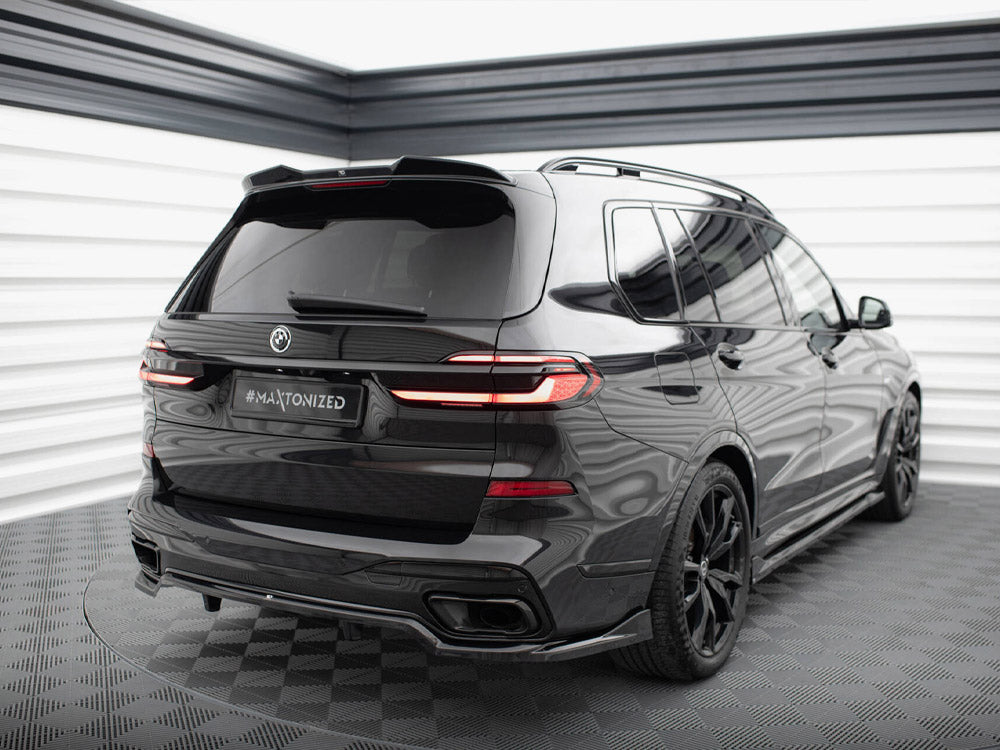 Maxton Design Rear Splitter (Vertical Bars) BMW X7 M-Pack G07 Facelift
