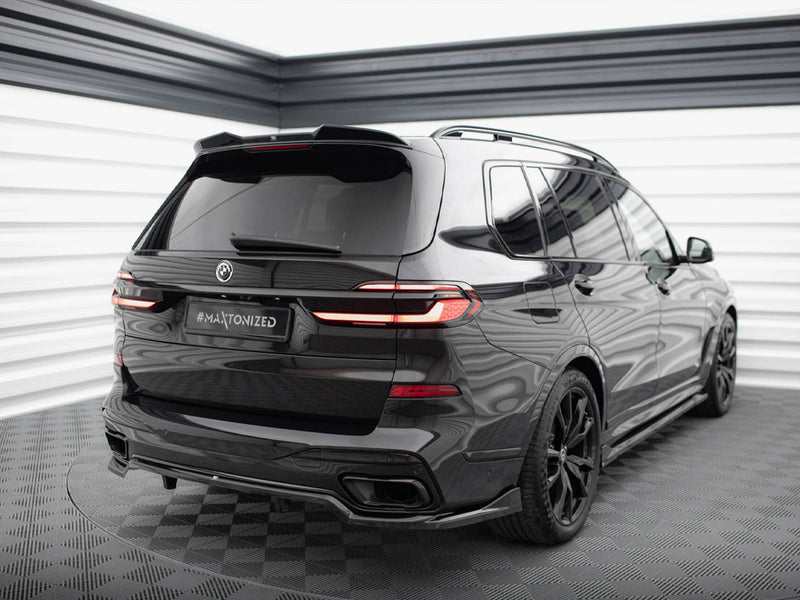 Maxton Design Rear Splitter (Vertical Bars) BMW X7 M-Pack G07 Facelift