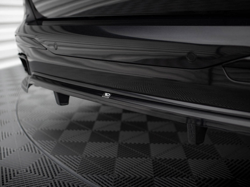 Maxton Design Rear Splitter (Vertical Bars) BMW X7 M-Pack G07 Facelift
