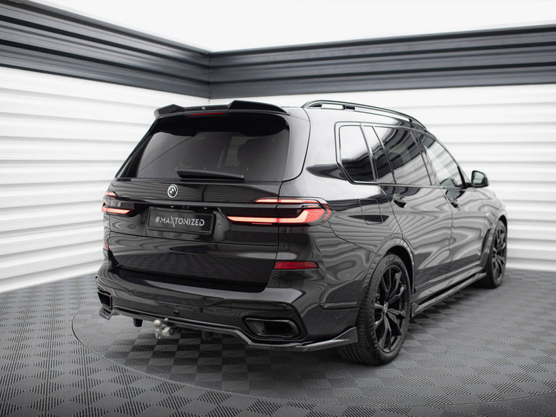 Maxton Design Rear Splitter (Vertical Bars) BMW X7 M-Pack G07 Facelift
