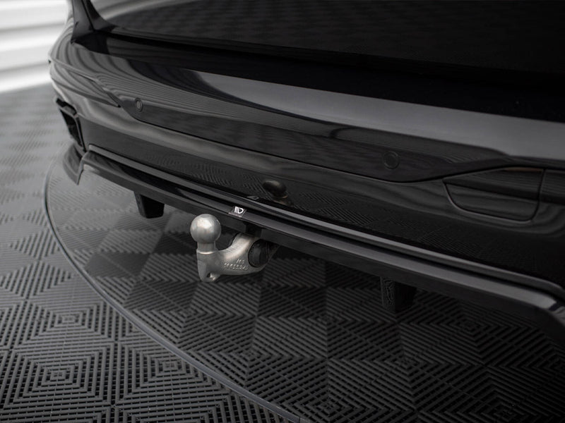 Maxton Design Rear Splitter (Vertical Bars) BMW X7 M-Pack G07 Facelift