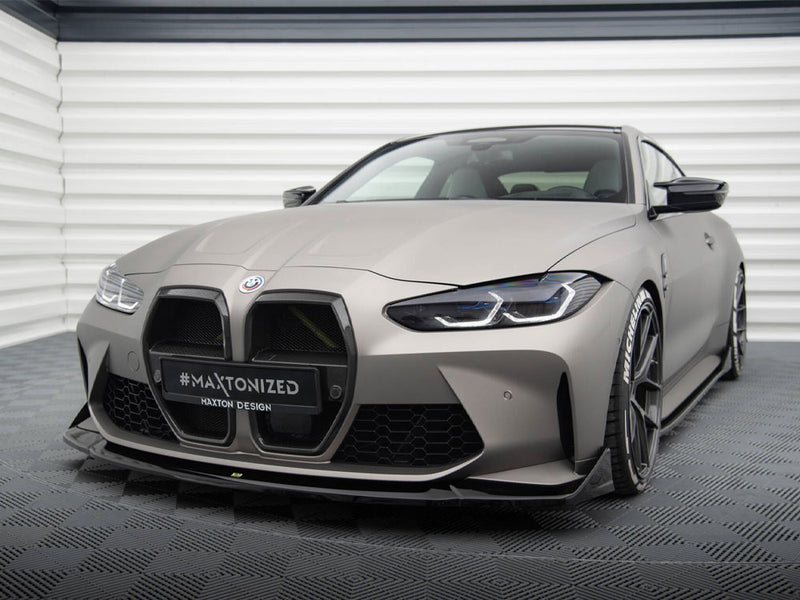 Maxton Design Front Splitter V.4 CSL Look BMW M4 G82 / G82 Facelift