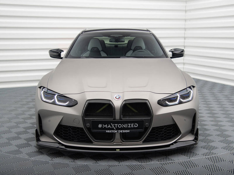 Maxton Design Front Splitter V.4 CSL Look BMW M4 G82 / G82 Facelift