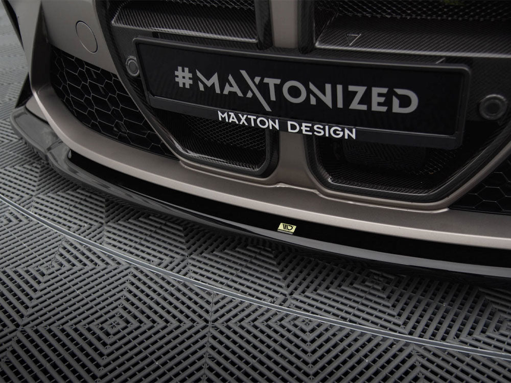Maxton Design Front Splitter V.4 CSL Look BMW M4 G82 / G82 Facelift