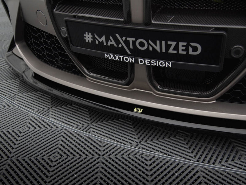 Maxton Design Front Splitter V.4 CSL Look BMW M4 G82 / G82 Facelift