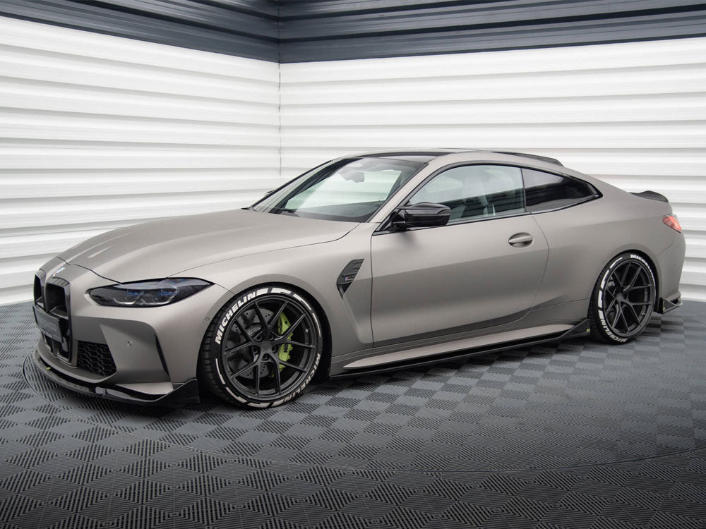Maxton Design Side Skirt Diffusers V.3 CSL Look BMW M4 G82 / G82 Facelift