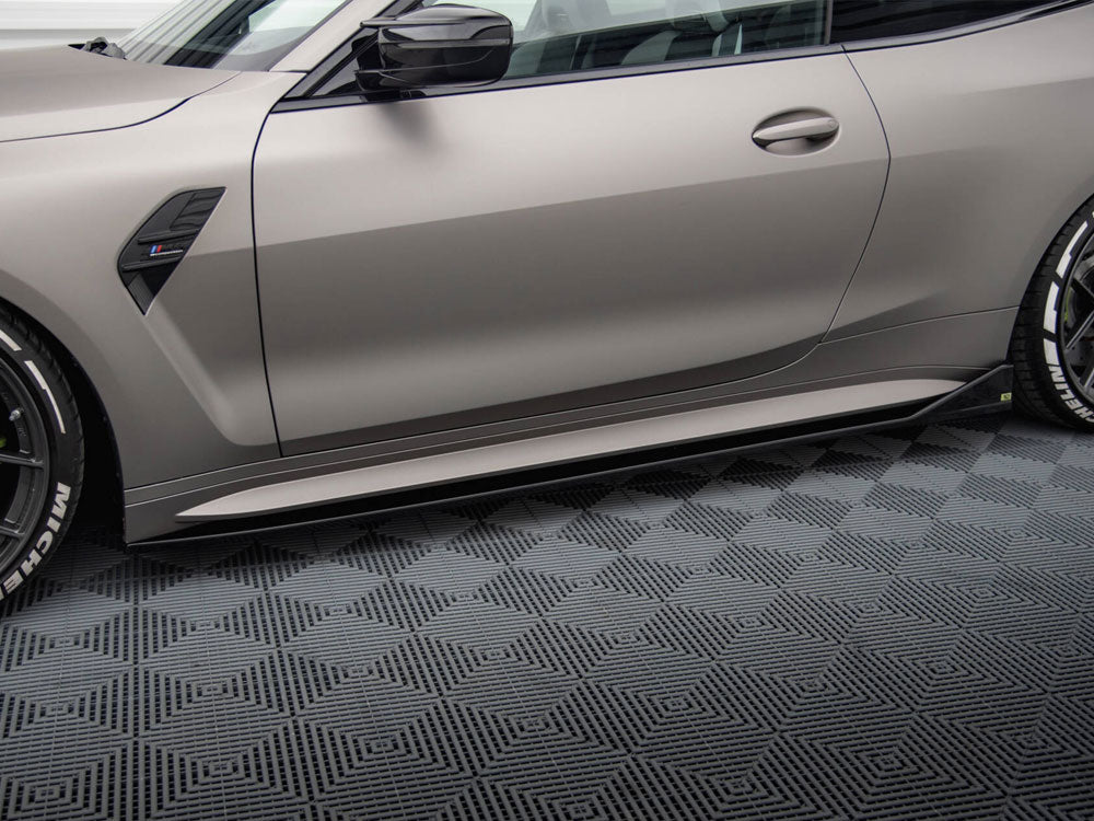 Maxton Design Side Skirt Diffusers V.3 CSL Look BMW M4 G82 / G82 Facelift