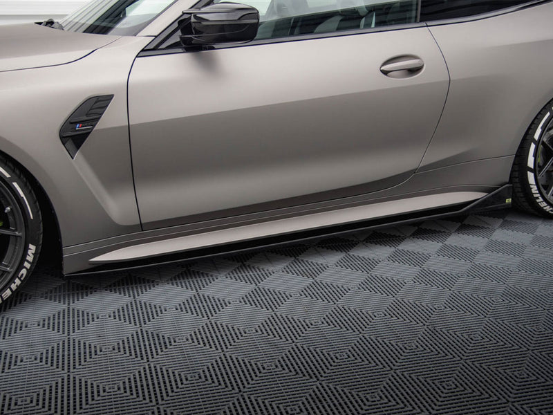 Maxton Design Side Skirt Diffusers V.3 CSL Look BMW M4 G82 / G82 Facelift