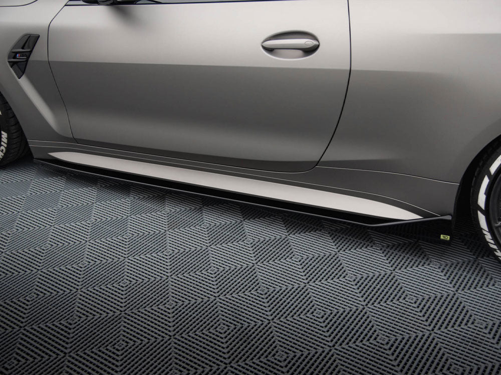 Maxton Design Side Skirt Diffusers V.3 CSL Look BMW M4 G82 / G82 Facelift
