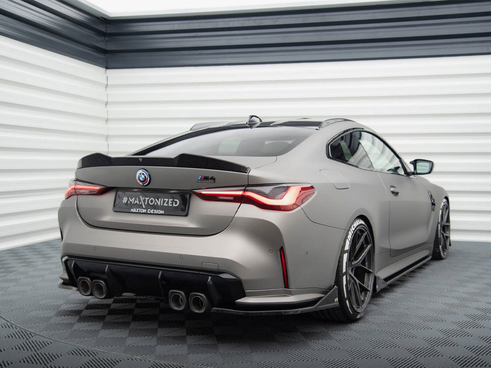 Maxton Design Rear Side Splitters V.3 CSL Look BMW M4 G82 / G82 Facelift