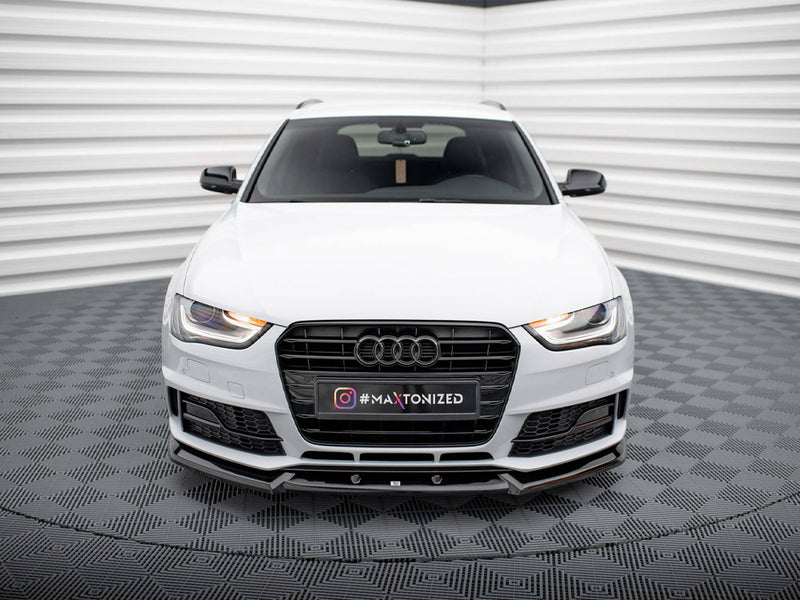 Maxton Design Front Splitter V.1 Audi A4 Competition B8 Facelift