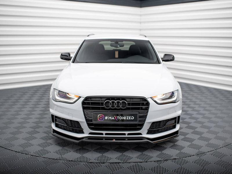 Maxton Design Front Splitter V.2 Audi A4 Competition B8 Facelift
