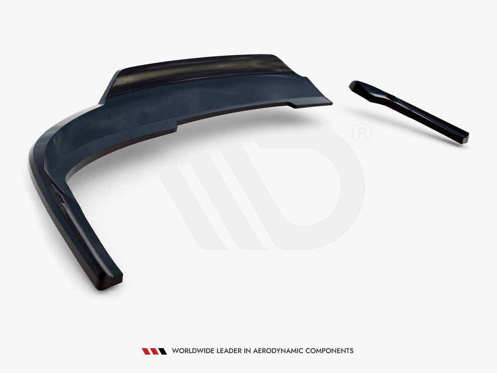Maxton Design Central Rear Splitter (Vertical Bars) Audi A4 Competition B8 Facelift
