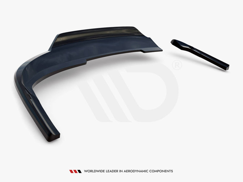 Maxton Design Central Rear Splitter (Vertical Bars) Audi A4 Competition B8 Facelift