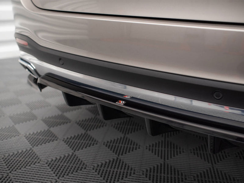 Maxton Design Rear Splitter (Vertical Bars) Mercedes-Benz GLE SUV AMG-Line W167 / W167 Facelift