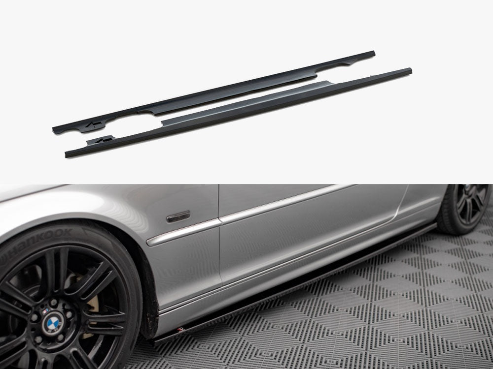 Maxton Design Side Skirts Diffusers BMW 3 Coupe E46
