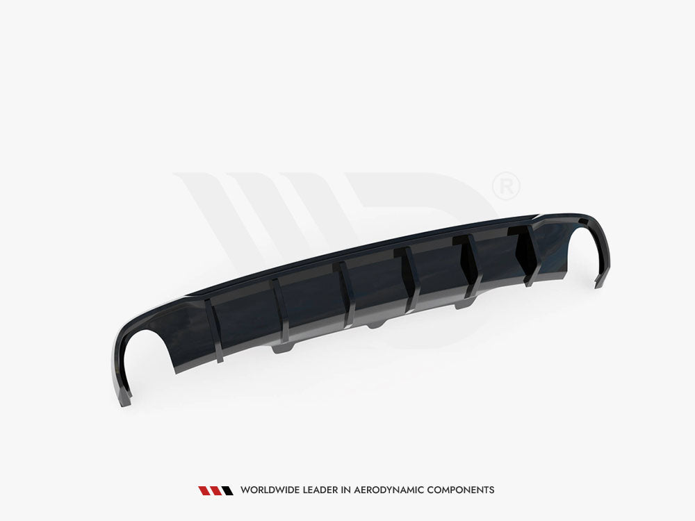 Maxton Design Rear Valance Audi A6 Sedan / Avant C7 (Version with single exhausts on both sides)